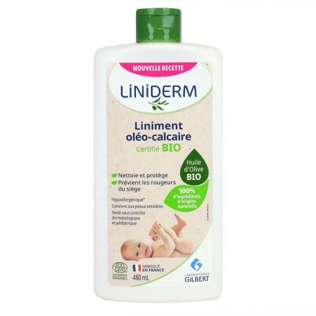 Liniderm Liniment Oléo-Calcaire Bio 480 ml 3518646128141