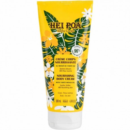 Hei Poa Crème Corps Nourrissante au Monoï de Tahiti AO 200 ml 3616826534369