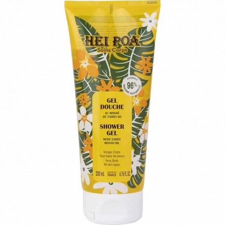 Hei Poa Gel Douche au Monoï de Tahiti AO 200 ml 3616826532396