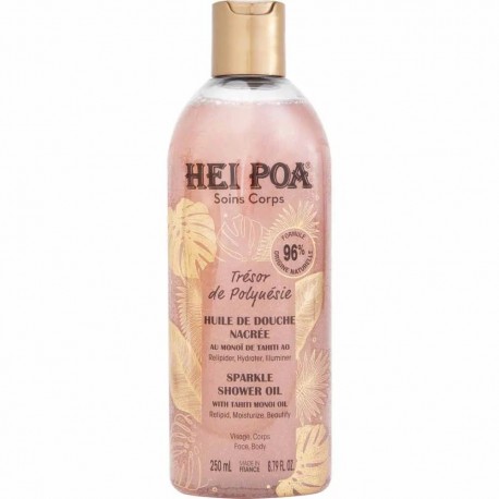 Hei Poa Soins Corps Trésor de Polynésie Huile de Douche Nacrée 250 ml 3616826533096