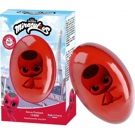 Le Comptoir du Bain Miraculous Savon Parfumé Cerise 75 g 3616828843018