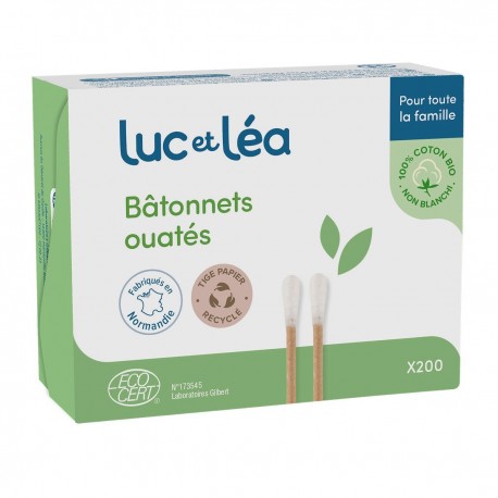 Luc et Léa Bâtonnets Ouatés 200 Unités 3518646352300