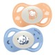 Luc et Léa Collection Duo Extra-Thin Anatomical Night Soothers 6-18 Months - Panda and Monkey 3518646352669