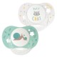 Luc et Léa Essentiel Duo Anatomical Soothers 6-18 Months - Little Cat and Little Snail 3518646352706