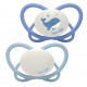 Luc et Léa Physio Duo Physiological Night Soothers 0-6 Months - Whale 3518646354489