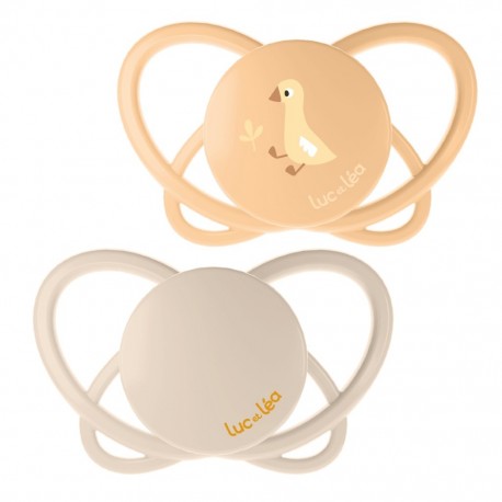 Luc et Léa Physio Duo Physiological Soothers 0-6 months Goose 3518646354427