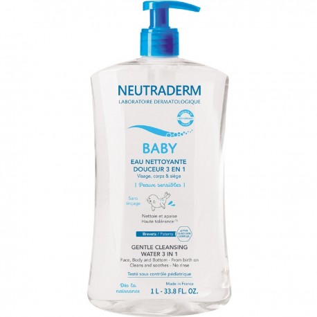 Neutraderm Baby Gentle Cleansing Water 3-in-1 1 L 3273816089072