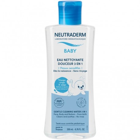 Neutraderm Baby Eau Nettoyante Douceur 3en1 200 ml 3273816088280