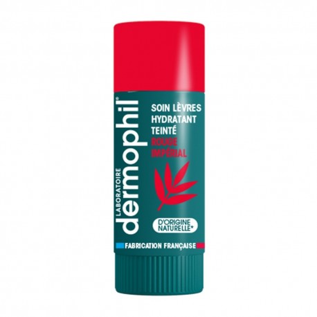 Dermophil Indien Soin Lèvres Hydratant Teinté Rouge Impérial 4 g 3700322049752