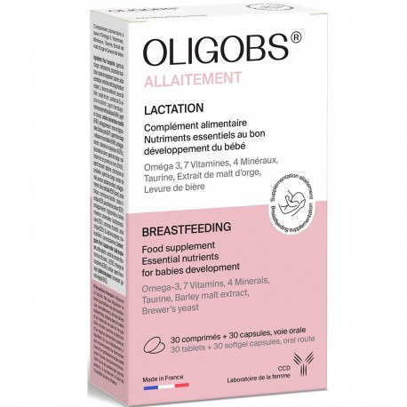 Oligobs Allaitement 30 Comprimés + 30 Capsules 3401598744272