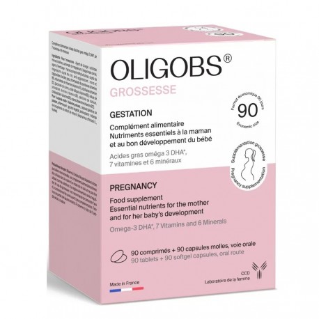 Oligobs Pregnancy 90 Tablets + 90 Capsules 3401560079333
