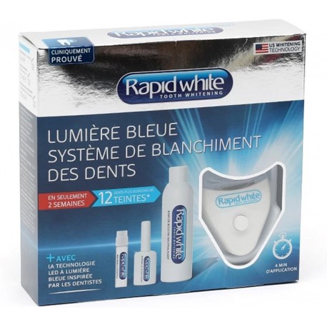 Rapid White Blue Light Teeth Whitening Kit 4045612008910