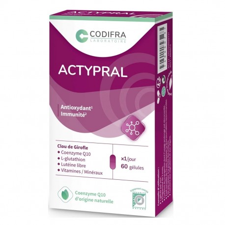 Codifra Actypral 60 Gélules 3401548660737