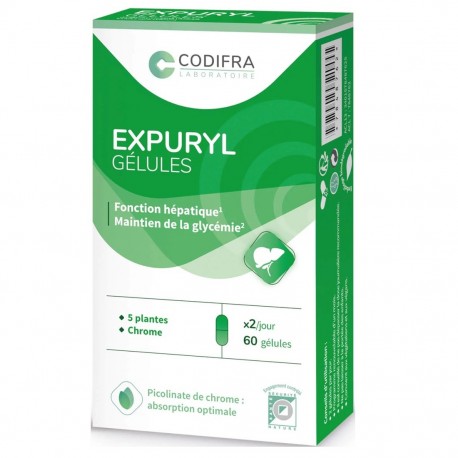 Codifra Expuryl 60 Gélules 3401578487625