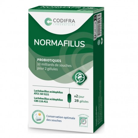 Codifra Normafilus 28 Gélules 3401596550332