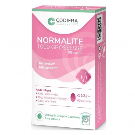 Codifra Normalite 1000 Pregnancy 90 Capsules 3401540315000