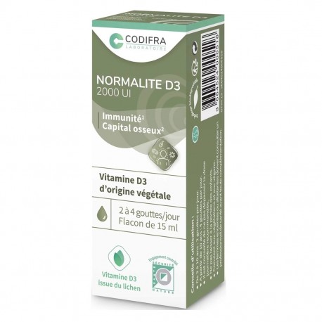 Codifra Normalite D3 2000 UI 15 ml 3664524000518