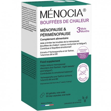 Ménocia Bouffées de Chaleur 90 Gélules 3700111400535