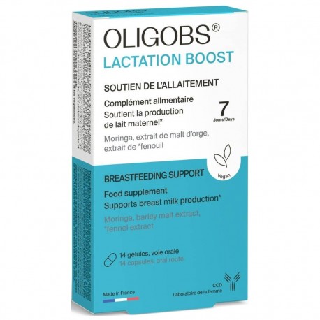 Oligobs Lactation Boost 14 Gélules 3700111400498