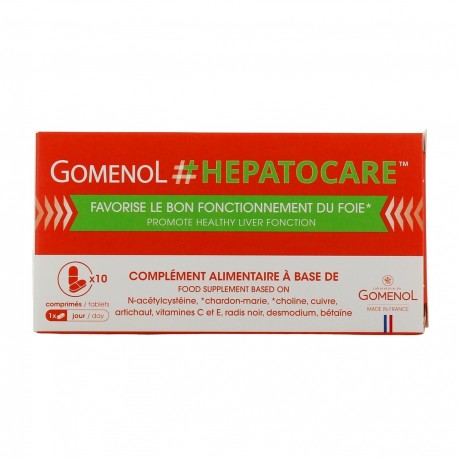 Laboratoire du Gomenol Hepatocare 10 Tablets 3760284810050