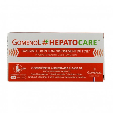 Laboratoire du Gomenol Hepatocare 40 Comprimés 3760284810067