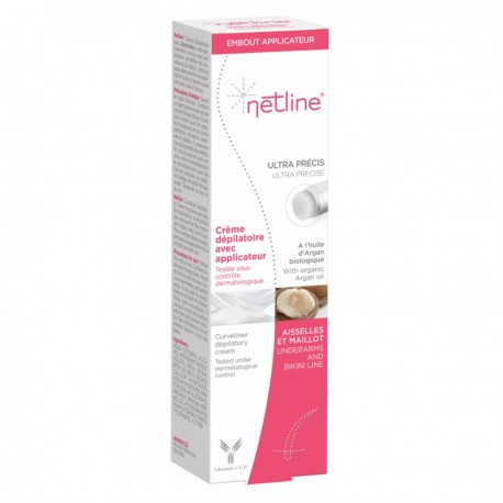 Netline Crème Dépilatoire avec Applicateur 100 ml 3401360288638
