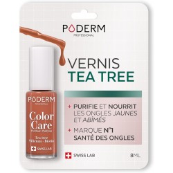 Poderm Color Care Vernis à Ongles Tea Tree 8 ml Terracotta 931 