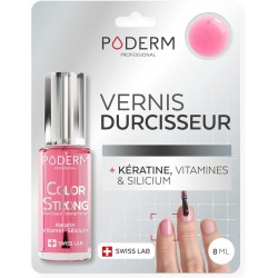 Poderm Color Strong Vernis à Ongles Durcisseur 8 ml Gloss Éclat 310 