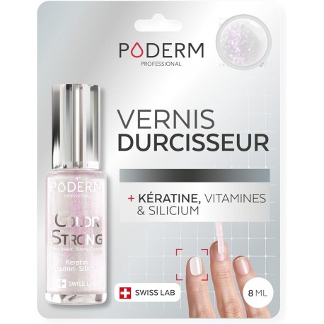 Poderm Color Strong Hardener Nail Polish 8 ml Highlighter 138 7640178214347