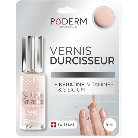 Poderm Color Strong Hardener Nail Polish 8 ml Powder Pink 272 7640178213272