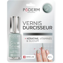 Poderm Color Strong Hardener Nail Polish 8 ml Soft Sage 473 7640178214316
