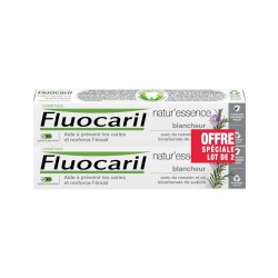Fluocaril Natur’Essence Bi-Fluoride Whitening Toothpaste 145mg 2 x 75 ml