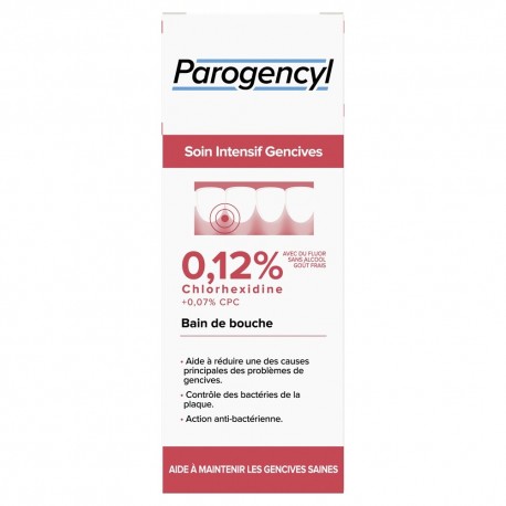 Parogencyl Bain de Bouche Soin Intensif Gencives 300 ml 8720182039217