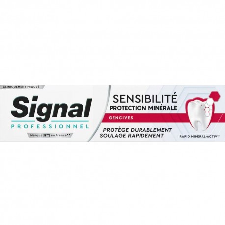 Signal Dentifrice Sensibilité Protection Minérale Gencives 75 ml 8720181206559