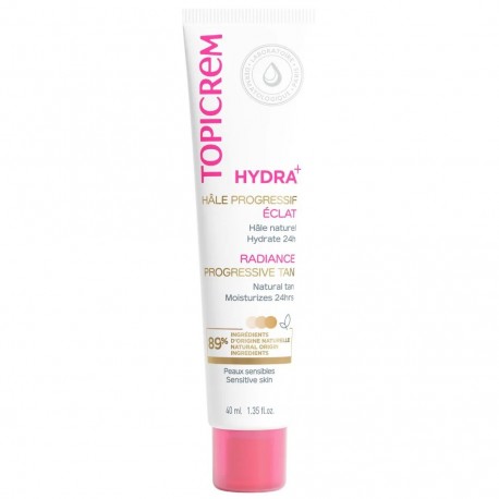 Topicrem HYDRA+ Hâle Progressif Éclat 40 ml 3700281703818