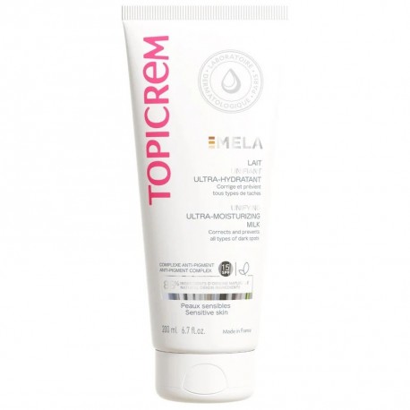 Topicrem MELA Unifying Ultra-Moisturizing Milk 200 ml 3700281704464