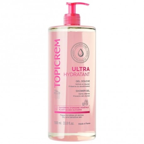 Topicrem Ultra-Hydratant Gel Douche 1000 ml 3700281704389