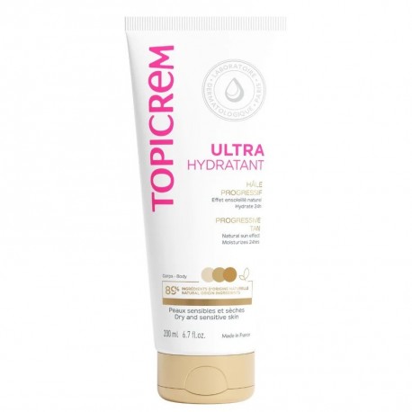 Topicrem Ultra-Hydratant Progressive Tan 200 ml 3700281702897