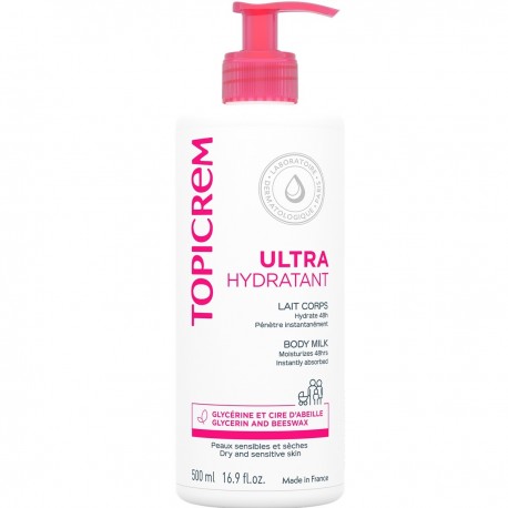 Topicrem Ultra-Hydratant Lait Corps 500 ml 3700281702286