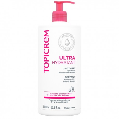 Topicrem Ultra-Hydratant Lait Corps 1000 ml 3700281702576