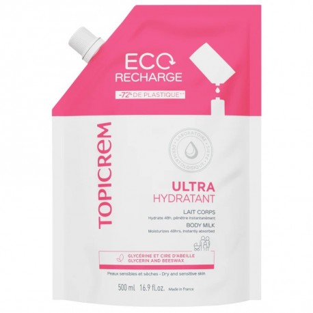 Topicrem Ultra-Hydratant Body Milk Eco-Refill 500 ml 3700281705522