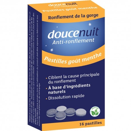 Doucenuit Pastilles Anti-Ronflement Goût Menthe 3401551677333