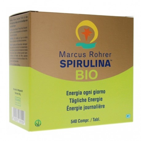 Marcus Rohrer Spirulina Bio 540 Tablets 8052570081523