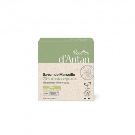 Recettes d'Antan Savon de Marseille 72% d'Huiles Végétales 200 g 3760099703004