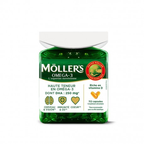 Möller's Omega-3 112 Capsules 7070866027063