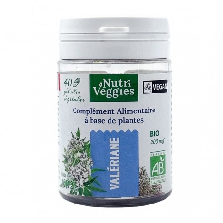 Nutriveggies Valerian 40 Capsules 3701265100364