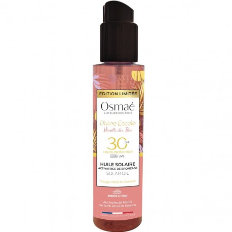 Osmaé Divine Escale Huile Solaire Vanille des Iles SPF30 150 ml 3760099702595