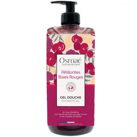 Osmaé Shower Gel Sparkling Red Berries 1 L 3760099701833