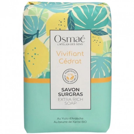 Osmaé Savon Surgras Vivifiant Cédrat 200 g 3760099700041