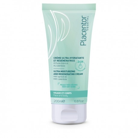 Placentor Vegetal Crème Ultra-Hydratante et Régénératrice 200 ml 3760099700027